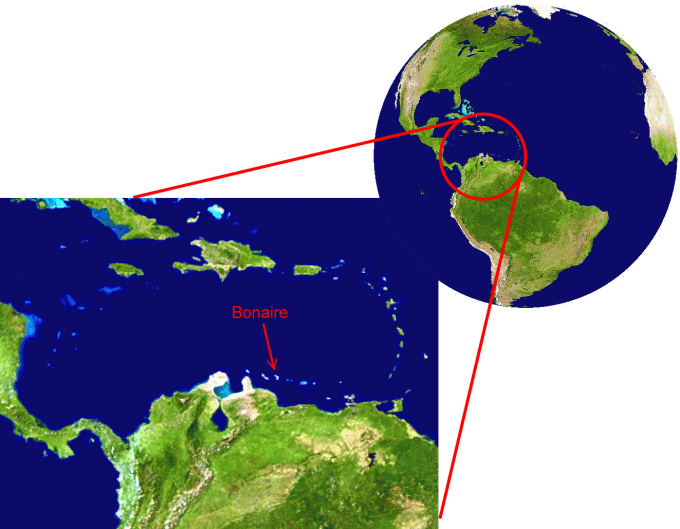 Ansicht Welt-Bonaire